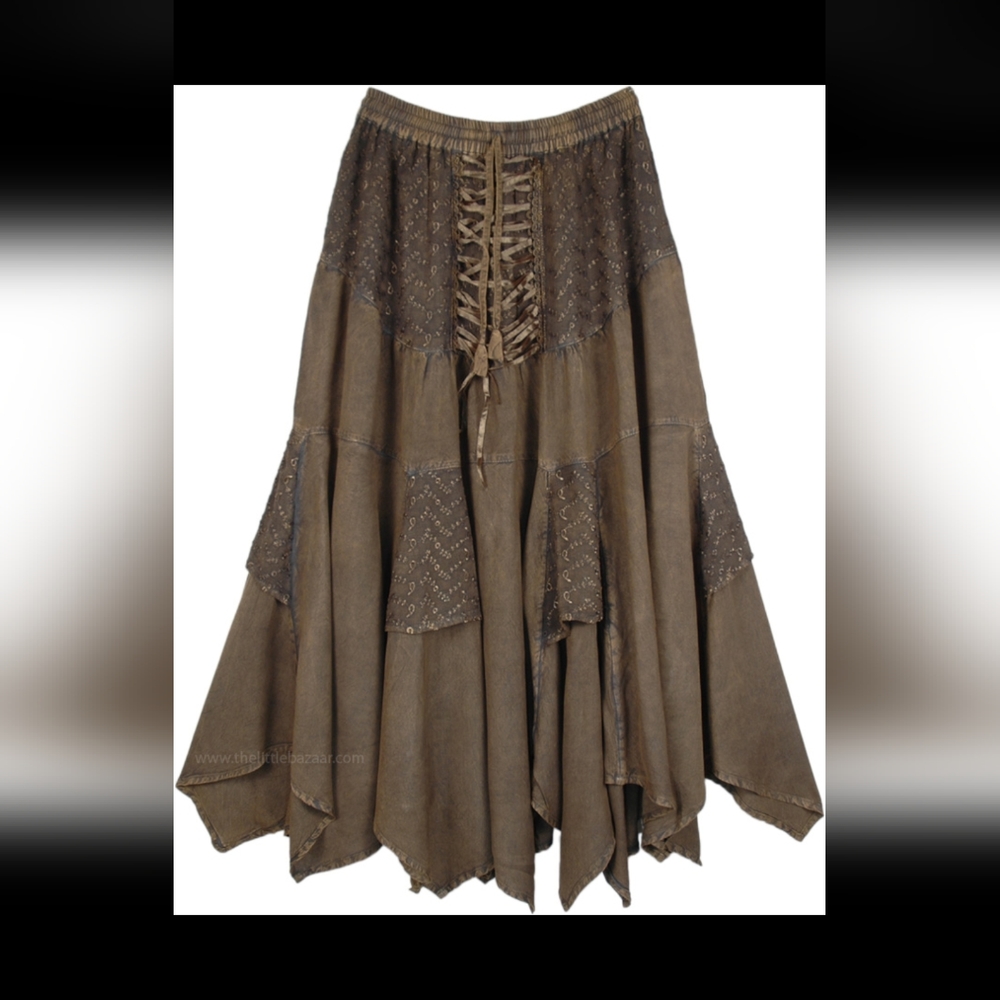 Grunge handkerchief skirt